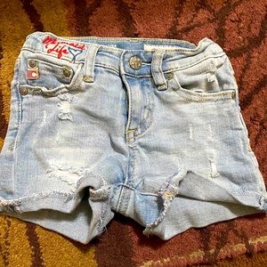 AG toddler girls jean shorts